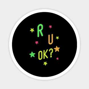 r u ok | are you ok | ru ok Magnet